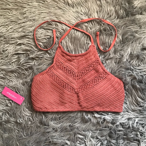 Xhilaration Other - Copper Crochet Bikini Top